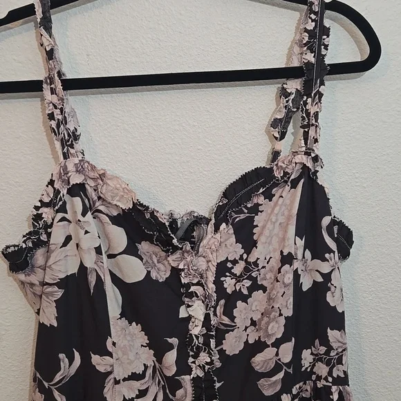 Anthropologie Floral Midi Dress MP - Picture 3 of 11